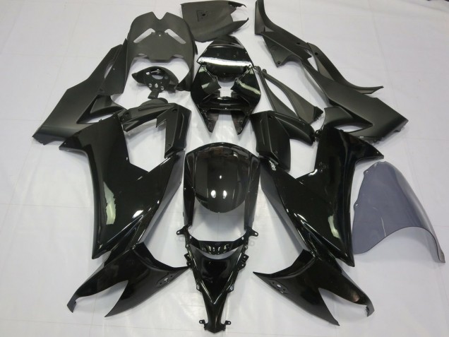 Acquista Carene Moto Kawasaki ZX10R 2008-2010 - Nero Lucido Nero Opaco