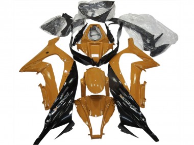 Acquista Carene Moto Kawasaki ZX10R 2011-2015 - Arancione Scuro Nero Lucido