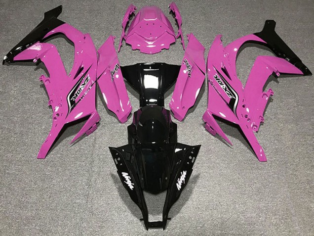 Acquista Carene Moto Kawasaki ZX10R 2011-2015 - Rosa Nero Lucido