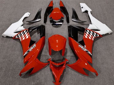 Acquista Carene Moto Kawasaki ZX10R 2008-2010 - Bianco Rosso Nero