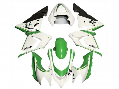 Acquista Carene Moto Kawasaki ZX10R 2004-2005 - Lucido Bianco Verde