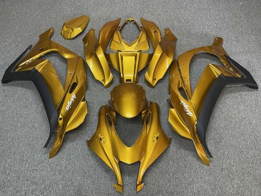 Acquista Carene Moto Kawasaki ZX10R 2016-2020 - Oro Nero Bianco Ninja