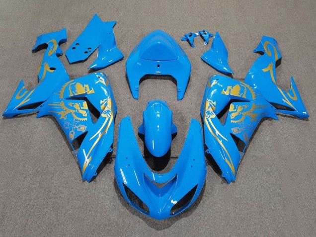 Acquista Carene Moto Kawasaki ZX10R 2006-2007 - Azzurro Chiaro Oro
