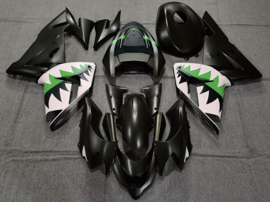 Acquista Carene Moto Kawasaki ZX10R 2004-2005 - Nero Opaco Verde