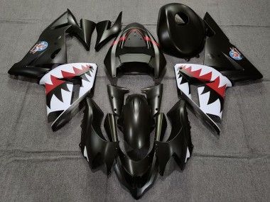 Acquista Carene Moto Kawasaki ZX10R 2004-2005 - Nero Opaco Betty Bomber