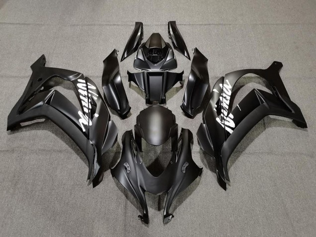 Acquista Carene Moto Kawasaki ZX10R 2016-2020 - Nero Opaco Bianco Ninja