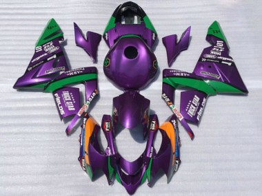Acquista Carene Moto Kawasaki ZX10R 2004-2005 - Viola Verde Trick Star