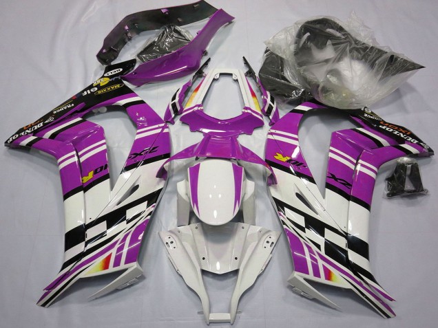 Acquista Carene Moto Kawasaki ZX10R 2011-2015 - Viola Nero Bianco Giallo