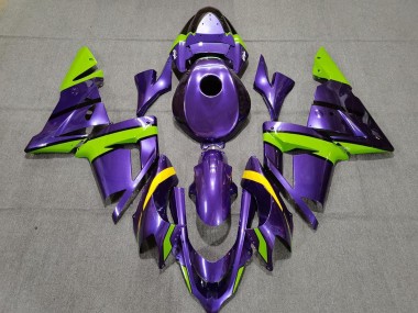 Acquista Carene Moto Kawasaki ZX10R 2004-2005 - Viola Verde Giallo