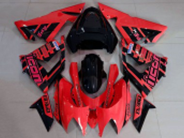 Acquista Carene Moto Kawasaki ZX10R 2004-2005 - Rosso Nero Logo
