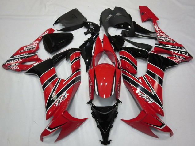 Acquista Carene Moto Kawasaki ZX10R 2008-2010 - Rosso Nero