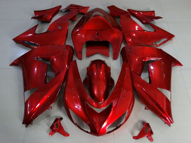 Acquista Carene Moto Kawasaki ZX10R 2006-2007 - Rosso Profondo