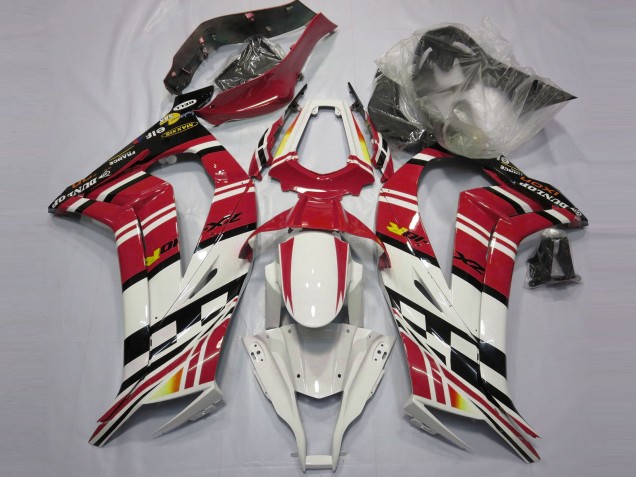 Acquista Carene Moto Kawasaki ZX10R 2011-2015 - Rosso Nero Bianco Giallo