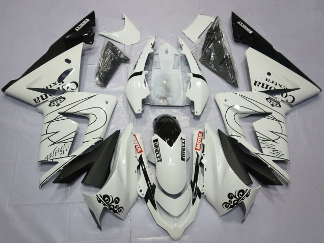 Acquista Carene Moto Kawasaki ZX10R 2004-2005 - Bianco Corona