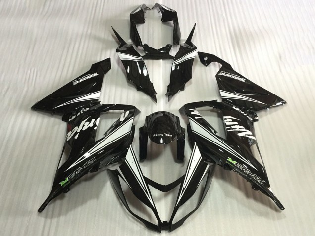 Acquista Carene Moto Kawasaki ZX6R 2013-2018 - Nero Lucido Bianco