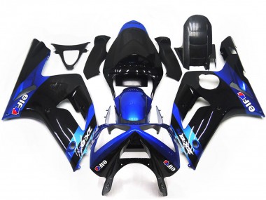 Acquista Carene Moto Kawasaki ZX6R 2003-2004 - Blu Nero Lucido Elf