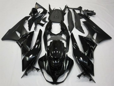 Acquista Carene Moto Kawasaki ZX6R 2009-2012 - Nero Lucido Nero Opaco