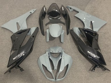 Acquista Carene Moto Kawasaki ZX6R 2009-2012 - Grigio Nero Lucido