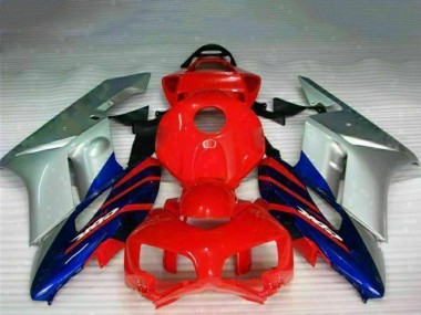 Acquista Carena Moto Honda CBR1000RR 2004-2005 - Argento Rosso Blu Nero Banda