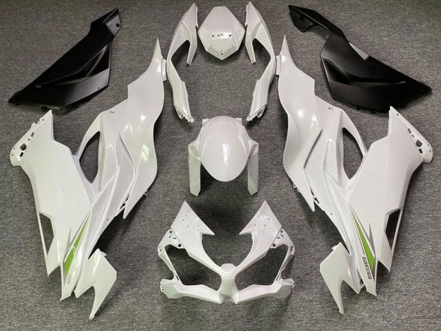Acquista Carene Moto Kawasaki ZX6R 2019-2022 - Bianco Perla Verde