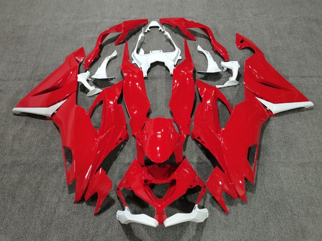 Acquista Carene Moto Kawasaki ZX6R 2019-2022 - Bianco Rosso