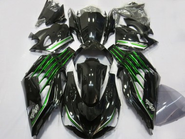Acquista Carene Moto Kawasaki ZX14R 2012-2024 - Nero Lucido Verde