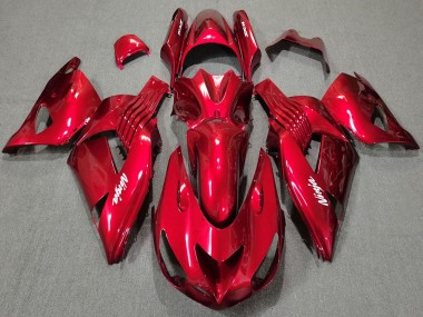 Acquista Carene Moto Kawasaki ZX14R 2006-2011 - Rosso Bianco Ninja