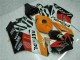 Acquista Carena Moto Honda CBR1000RR 2004-2005 - Arancia Bianco Rosso Nero Repsol
