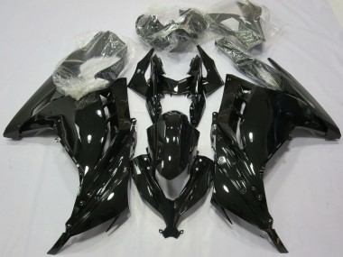 Acquista Carene Moto Kawasaki Ninja 300 2013-2024 - Nero Lucido