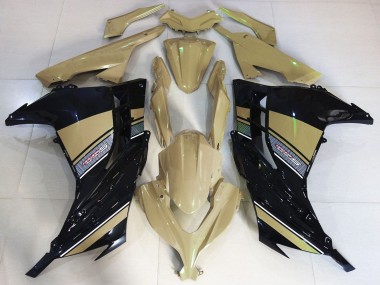 Acquista Carene Moto Kawasaki Ninja 300 2013-2024 - Abbronzatura del Deserto Nero