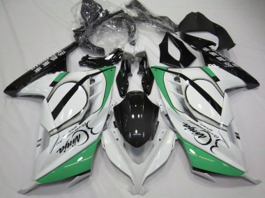Acquista Carene Moto Kawasaki Ninja 300 2013-2024 - Lucido Bianco Verde Nero