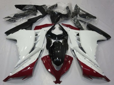 Acquista Carene Moto Kawasaki Ninja 300 2013-2024 - Bianco Rosso Bordeaux Nero