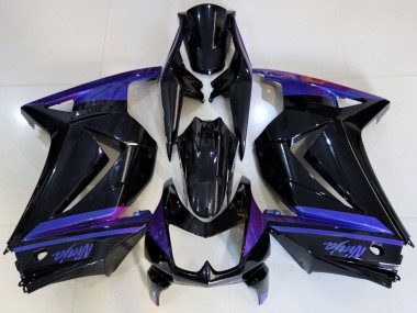Acquista Carene Moto Kawasaki Ninja 250 2008-2012 - Blu Nero Lucido