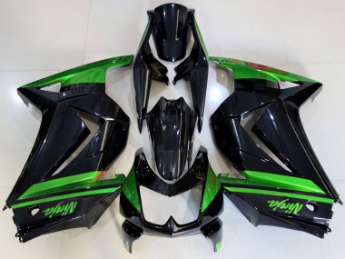Acquista Carene Moto Kawasaki Ninja 250 2008-2012 - Verde Nero Lucido