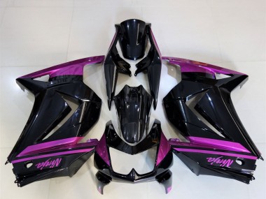 Acquista Carene Moto Kawasaki Ninja 250 2008-2012 - Nero Lucido Viola