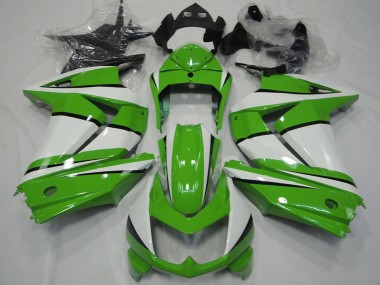 Acquista Carene Moto Kawasaki Ninja 250 2008-2012 - Bianco Verde Nero