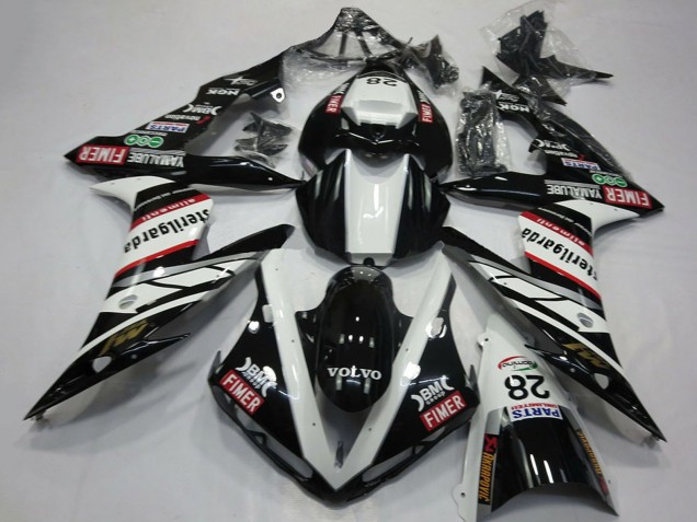 Acquista Carene Moto Yamaha R1 2004-2006 - Bianco Nero Volvo Fimer Yamalube Sterilgarda 28