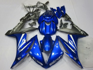 Acquista Carene Moto Yamaha R1 2004-2006 - Blu Bianco Nero Opaco