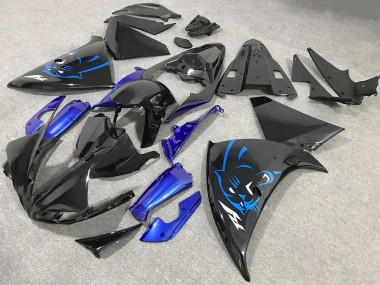 Acquista Carene Moto Yamaha R1 2009-2011 - Nero Lucido Blu Panther