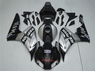 Acquista Carena Moto Honda CBR1000RR 2004-2005 - Argento Nero Lucido Repsol