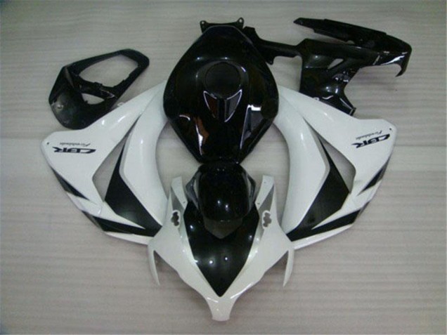 Acquista Kit Carena Moto Completo Honda CBR1000RR 2008-2011 - Bianco Nero Lucido