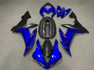 Acquista Carene Moto Yamaha R1 2004-2006 - Fibra di Carbonio Stile Blu