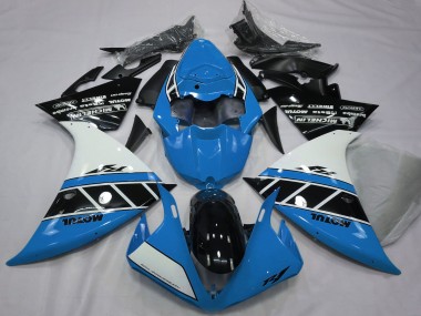 Acquista Carene Moto Yamaha R1 2012-2014 - Blu Bianco Nero Lucido