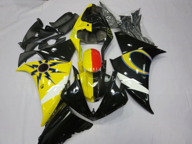 Acquista Carene Moto Yamaha R1 2012-2014 - Giallo Nero Rosso