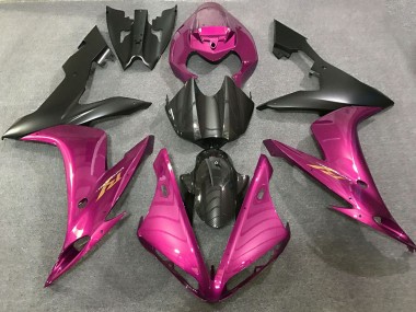 Acquista Carene Moto Yamaha R1 2004-2006 - Rosa Fibra di Carbonio Stile