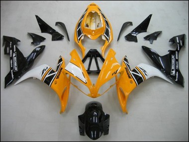 Acquista Carene Moto Yamaha R1 2004-2006 - Giallo Bianco Nero OEM Stile