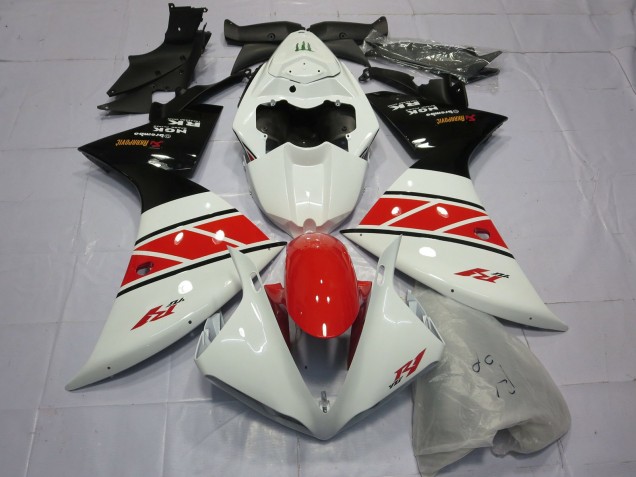 Acquista Carene Moto Yamaha R1 2012-2014 - Bianco Rosso Nero