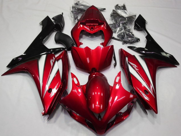 Acquista Carene Moto Yamaha R1 2007-2008 - Rosso Bianco Nero