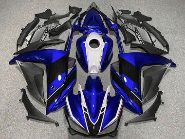 Acquista Carene Moto Yamaha R3 2015-2018 - Blu Bianco Nero