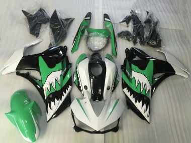 Acquista Carena Moto Yamaha R3 2015-2018 - Bianco Verde Nero Squalo